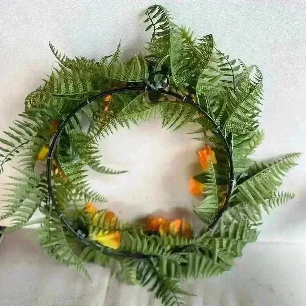 IKEA HÖSTKVÄLL Artificial wreath, indoor/outdoor/fern green, 17 ¾ 